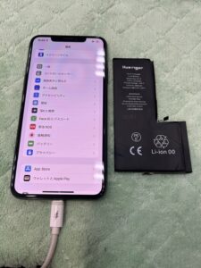 iPhone　11ProMAX　バッテリー交換