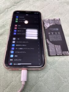 iPhone　XR　バッテリー交換