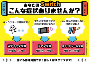 switch修理