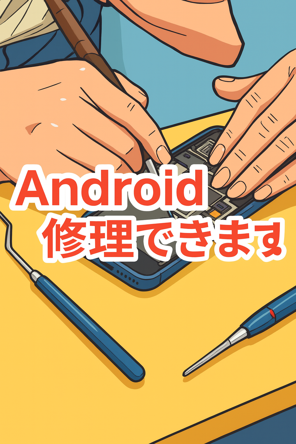 📱【Android画面修理】春日部市でGalaxyの画面割れ修理を行いました！